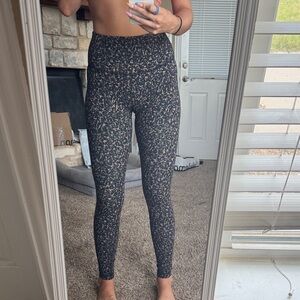 lululemon athletica Black Patterned Leggings